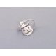 thumbnail image 5 of Lindo Halloween Fantasma Bruja Escoba Estilo Anillo de dedo Fiesta Cosplay Accesorios Sombrero de bruja de plata Cómodo y ambientalmente delicado (1pcs, kaili Sencillez, 5 of 5