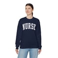 thumbnail image 7 of Nurse Grad New Appreciation College Sweatshirt Gifts Crew Neck Shirt Long, 7 of 7