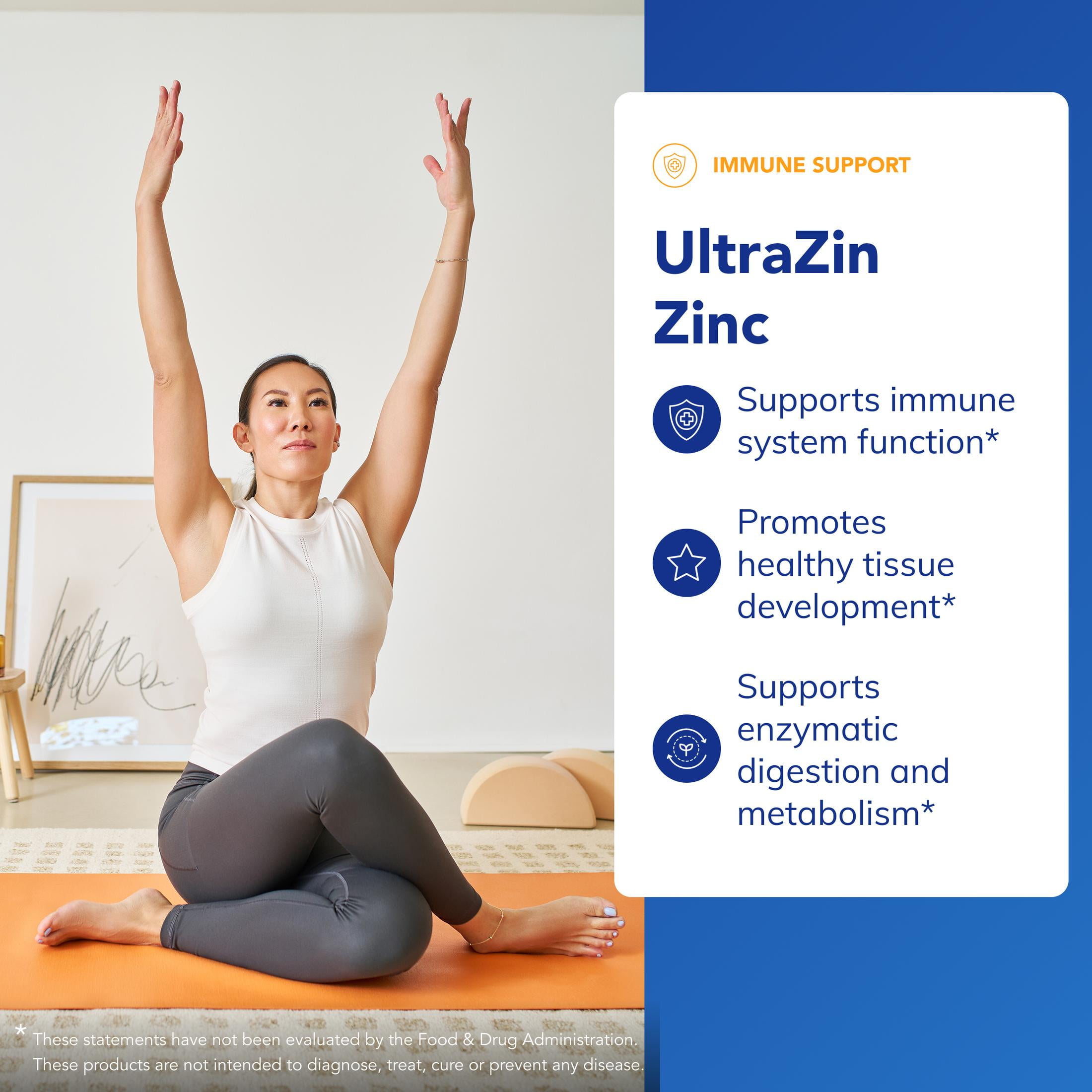 Pure Encapsulations UltraZin Zinc | Enhanced Absorption Mineral Support for Metabolism and Immune Health* | 90 Capsules