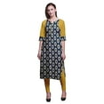 thumbnail image 1 of Bimba Robe Tunique Droite en Coton Imprimé pour Femmes Vêtements Indiens Imprimés-TP, 1 of 6