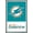 Barnwood Framed Version, variant on NFL Miami Dolphins - Logo 21 Wall Poster, 22.375" x 34"