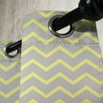 thumbnail image 3 of Ambesonne Modern Grommet Curtain, Yellow Grey Zig Zag, 50" x 84", Pale Grey and Mustard, 3 of 6