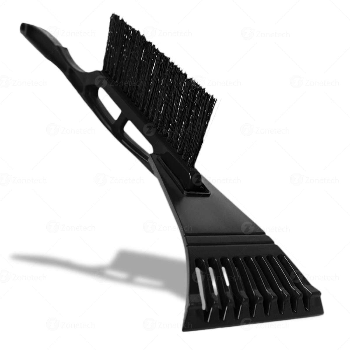 Zone Tech Sturdy Vehicle Ice Snow Scraper Windshield 2 in 1 Brush