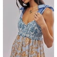 thumbnail image 2 of Brewee Robe Bohème à Imprimé Floral Été 2024 pour Femmes Bretelles Spaghetti Volants Robe Longue Maxi de Plage, 2 of 4