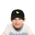 thumbnail image 2 of DALIX Cute Ducky Hat Youth Baseball Cap for Kids Girls and Boys in Black, 2 of 7