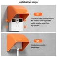 thumbnail image 4 of New 86 Type Rainproof Cover Box Protection Socket Switch Protective Cover Outdoor Socket Waterproof Box Electric Plug Rainproof Cover TRANSPARENT, 4 of 8