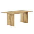 thumbnail image 2 of Modway Amistad 72" Rectangular Modern Wood Dining Table in Oak, 2 of 10
