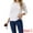 White, variant on DARING DIVA Women's Batwing Casual Eyelet Blouse Crewneck Tunic T-Shirts White S
