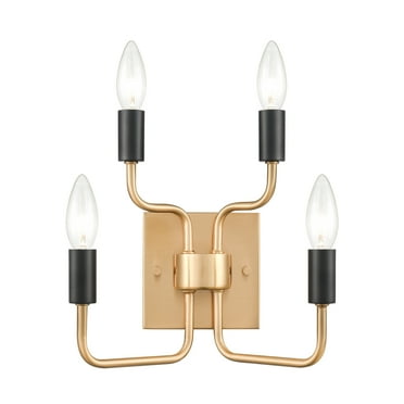 Elk Home 10-Inch Wide Epping Avenue Sconce, Transitional, Aged Brass