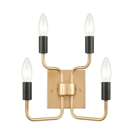 

Elk Home Epping Avenue 10 High 4-Light Sconce - Aged Brass