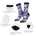thumbnail image 4 of Fotbe mushroom Skull rainbow color Calcetas Largas con Estampado para Hombre y Mujer – Calcetas de Compresión Transpirables y Elásticas, Viajar y Uso Diario Talla 5-11, 4 of 6