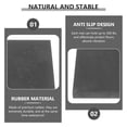 thumbnail image 5 of 4 Pcs Anti Vibration Pads Mat for Compressor Fitness Equipment Flooring Shockproof Protector Accessories, 5 of 6