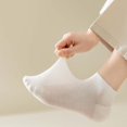 thumbnail image 3 of Soft Tube Summer Mesh Socks Ultra Thin Solid Color Short Running Socks Breathable Simple Sports Socks Cycling, 3 of 5