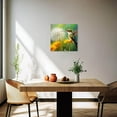 thumbnail image 4 of ZHONGYUTONG Hummingbird Wall Art Bird with Dandelion Canvas Prints Nature Animal Pictures Paintings Artwork Home Decor for Bedroom Bathroom (28.00" x 28.00"), 4 of 6