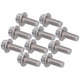 thumbnail image 1 of Pernos hexagonales de acero inoxidable, 10 piezas, pernos de cabeza hexagonal con brida, tornillos, pernos fabricados para profesionales, 1 of 8