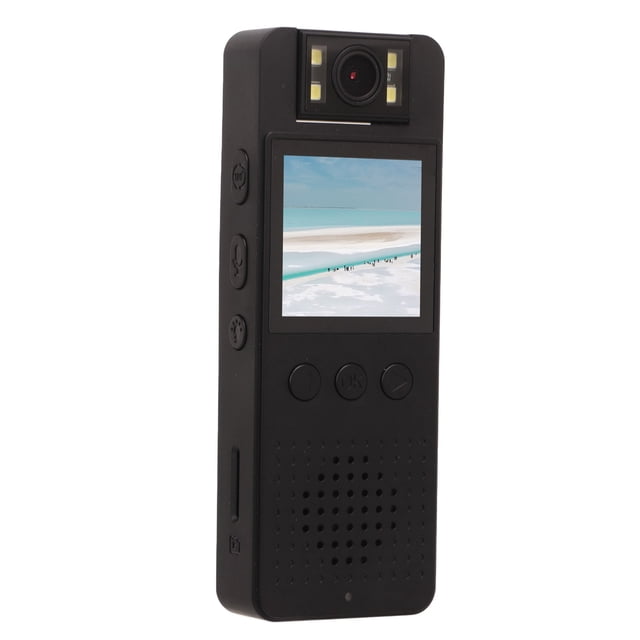 Grabadora de video con clip trasero de alta definición, cámara corporal portátil con grabadora de video portátil, cámara corporal portátil, funcionalidad inteligente