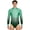 Green, variant on Men Figure Skating Shirt Competition Dress Long Sleeve Gymnastics Dance Leotard Cha-cha Bodysuit Green XL