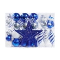 thumbnail image 3 of 88x Adornos de bolas de de Navidad, adornos navideños, manualidades variadas, decoración de de Navidad para Navidad, vacaciones, , Azul, 3 of 8
