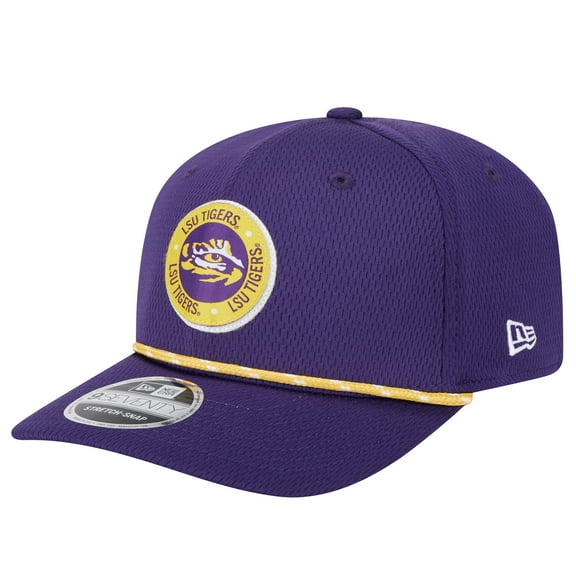 Men's New Era Purple LSU Tigers COOLERA 9SEVENTY Rope Stretch-Snap Hat
