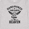 thumbnail image 4 of Inktastic Handpicked for Earth by My Opa in Heaven with Angel Wings Boys or Girls Baby T-Shirt, 4 of 5
