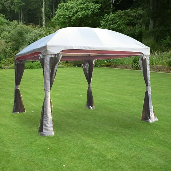 Garden Winds Replacement Canopy for the BC Burgundy Dome Gazebo, RipLock 350