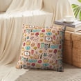 thumbnail image 4 of LALILO Throw Pillow Covers With Doodle Lovely Doodle Funny Animal Cushion Cover 18" x 18", 3024 Pack, 4 of 6