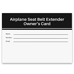 Mirone Airplane Seat Belt Extender Seatbelt Extension Adjustable Airplane  Seatbelt Extender for Adults Universal, Fits ALL airlines Plane Seatbelt