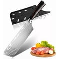 thumbnail image 2 of 7In Japanese Kitchen Nakiri Knife Stainless Steel Chef Cutlery Slicing Choping, 2 of 6
