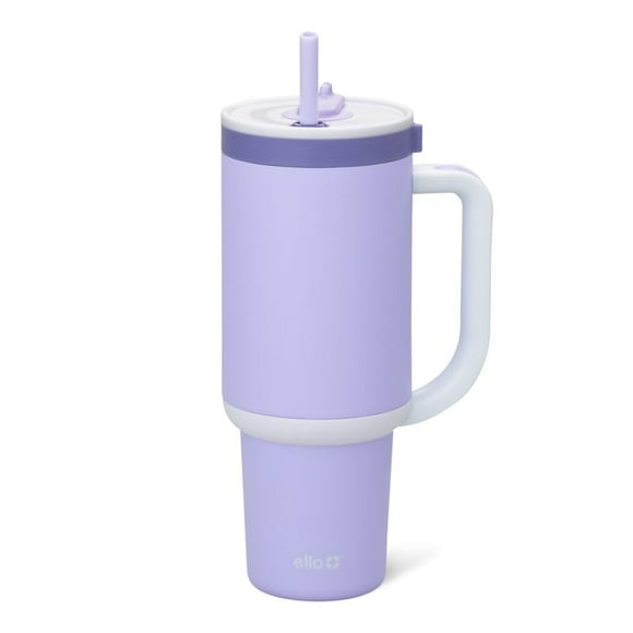 Vaso Ello Oasis de 1,2 litros con asa y pajita retráctil Twilight