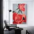 thumbnail image 3 of Alex Katz Rose Bud Canvas Famous Paintings, Wall Art Posters, Decorative Hanging Pictures Art Poster Canvas Painting Decor Wall Print Photo Gifts Home Modern Decorative Posters 12x18inch(30x45cm), 3 of 6