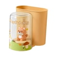 thumbnail image 3 of CarpNettore Cartoon Toothbrush Holder Cute Toothpaste Storage Box Rinsing Cup Stand for Home Orange, 3 of 9