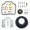 Repair Kit + Float + Air Cut + Diaphragm, variant on CarbForge Motorcycle Carburetor Rebuild Kit for Honda NX650 Dominator 1988-1994