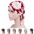 thumbnail image 1 of Cheers.US Headwear Headband Neck Gaiter Chemo Cap Hair Loss Beanie Nightcap Head Scarf Fashion Print Stretchy Headdress Dome No Brim Turban Hat for Spa, 1 of 7