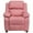 Pink, variant on Bowery Hill Padded Kids Recliner in Pink