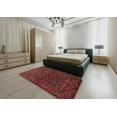 thumbnail image 4 of Ahgly Company Indoor Rectangle Traditional Reddish Brown Persian Area Rugs, 5' x 8', 4 of 6