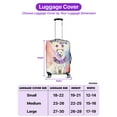 thumbnail image 5 of 4th of July Samoyed Celebrates Independence Day Travel Luggage Cover Siberian Sammy Dog Lover Suitcase Dust Protective Decor - 12010, 5 of 5