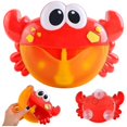 thumbnail image 1 of Musical Crab With Bubbles For The Bath - Bath Toy Red, 1 of 3