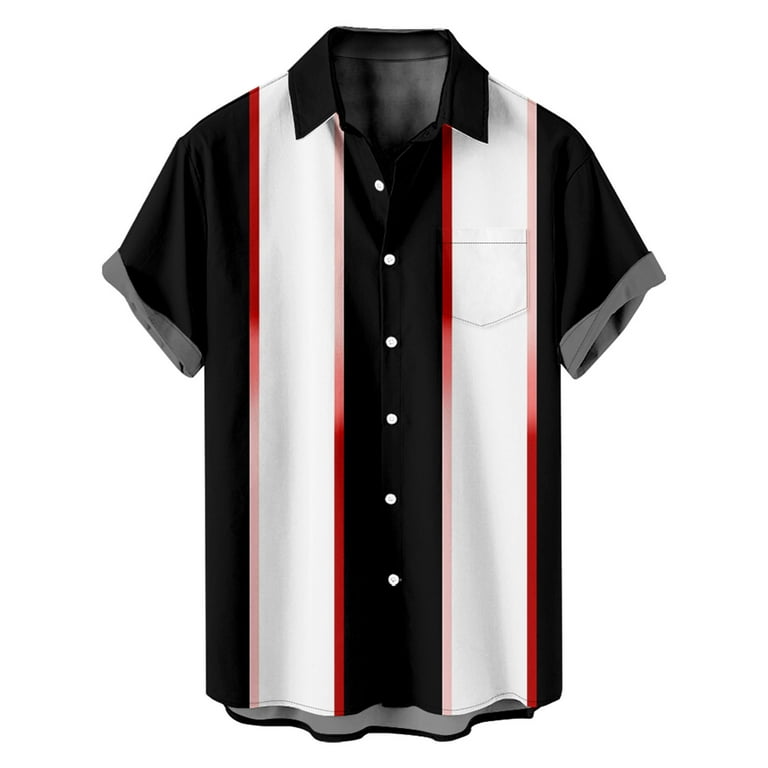 Fashion Striped Patchwork Turndown Collar Blouses Fashion Striped Patchwork Turndown Collar Blouses