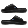 thumbnail image 2 of Unisex ISlide Black Golden State Warriors Minimalistic Motive Slide Sandals, 2 of 5