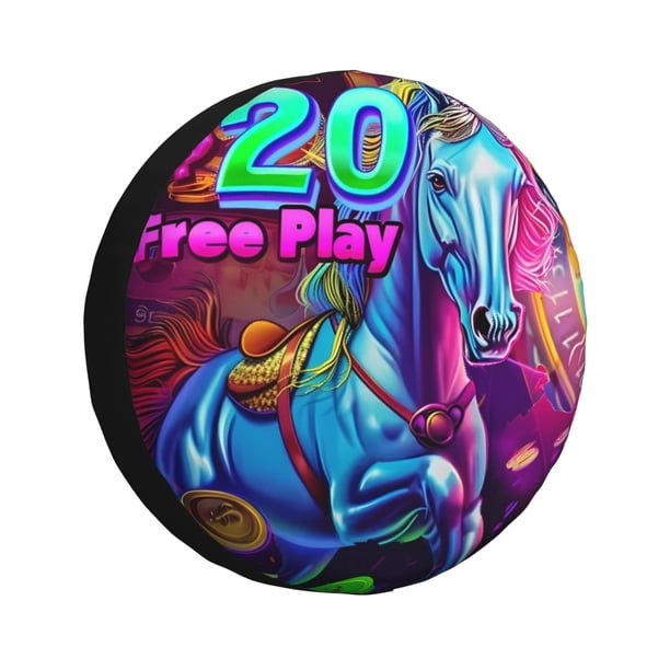 Balery Neon Free Play Cubiertas para Neumáticos - Protector Resistente para Neumáticos de Camioneta, SUV, Remolque, Camper y RV-14 inch