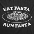 thumbnail image 2 of Mens Eat Pasta Run Fasta T Shirt Funny Workout Fitness Top Italian Pride Sayings Graphic Tees, 2 of 9