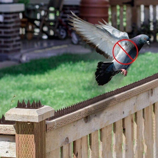 Cat deterrent top fence spikes