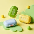 thumbnail image 6 of Travel Soap Case, Waterproof Portable Container with Ventilated Lid, Cute Bath Accessory for Hotels, Gym, Compact Toiletry Storage Solution Yellow 4.52x2.95x1.88'', 6 of 6