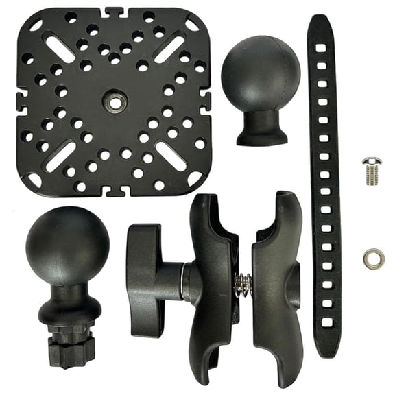 Osdhezcn Kayak Fishfinder Mounting Plate Fish Finder Mount Base Mount Fish Finder Bracket