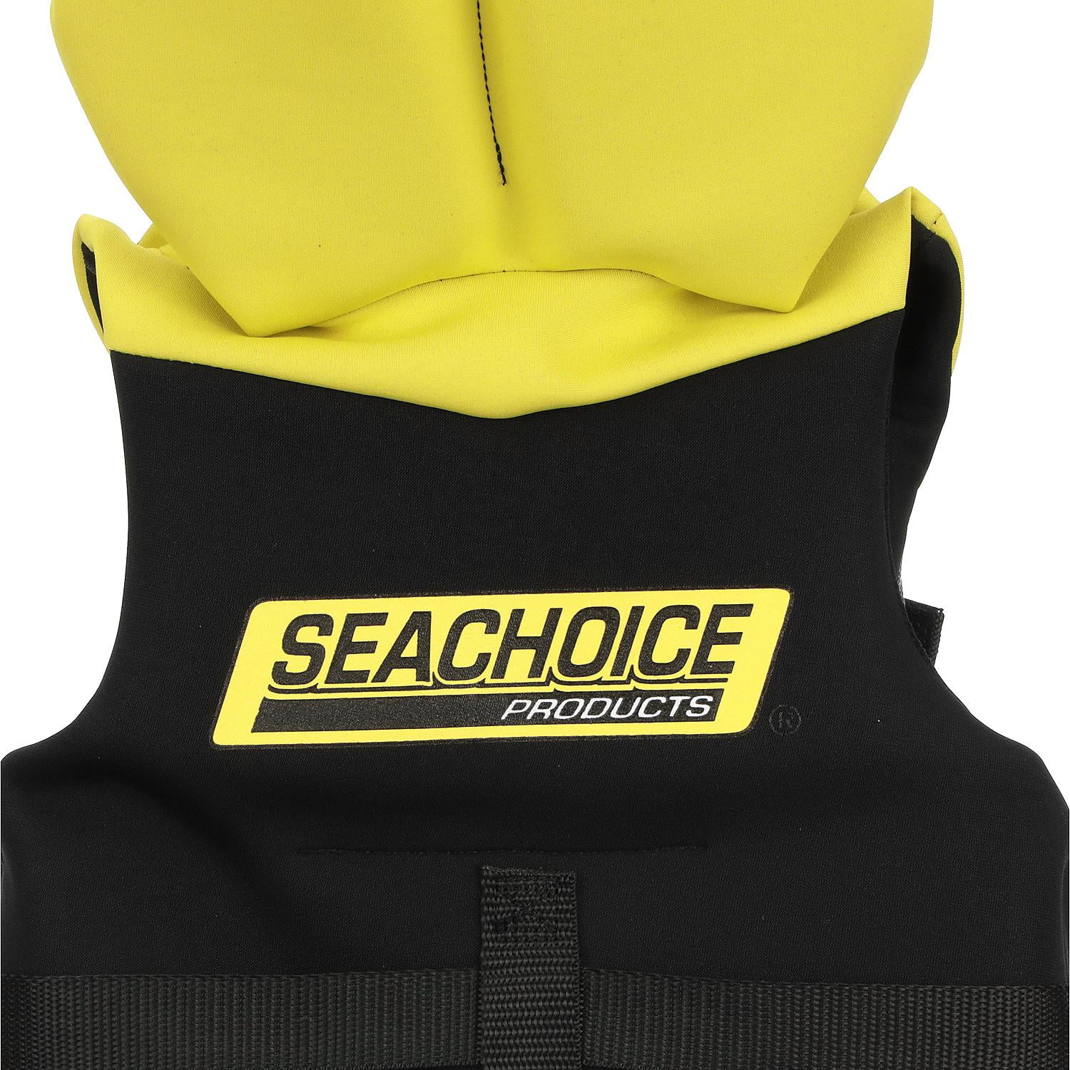 Seachoice 86570 Neoprene Multi-Sport Vest – Yellow/Black – Coast Guard Type II