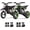 Black+Green, variant on RIXOC DK-12 Electric Dirt Bike for Kids,3 Speed Modes up to 15.5 mph, Peak 700W 36V 5.2Ah Max 14Miles Electric Motorcycle for kids Ages 3-8,UL2272
