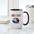 thumbnail image 4 of CafePress - Artist Mug - 15 oz Ceramic Large White Novelty Mug, 4 of 4