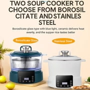 Rice Soup Separation Electric Cooker, 3L Low Sugar Rice Cooker with Reservable-Timable and Liftable Filter Basket, Digital Display, Helps control sugar intake (Blue,Stainless Steel)