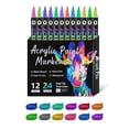 thumbnail image 1 of Acrylics Marker Pen Set Portable Lightweight Drawing Pen for Coloring Sketching, 1 of 5