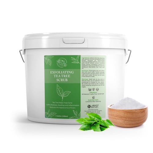 The Midwest Sea Salt Company Exfoliating Tea Tree Scrub - 128oz